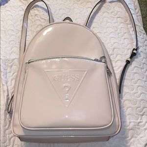 SLIGHTLY NEW BLUSH PINK GUESS BACKPACK